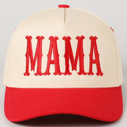 MAMA Embroidery Baseball Cap