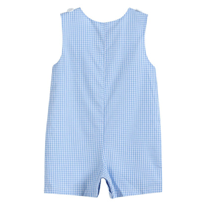 Blue Gingham Golf Hole Shortall Boys