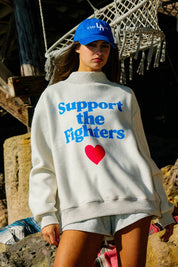F CANCER Reversible Mockneck