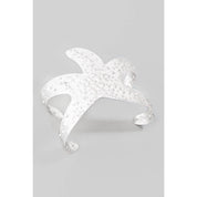 Silver Starfish Cuff Bracelet