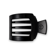 Jet Black Med. Square Flat Hair Clip