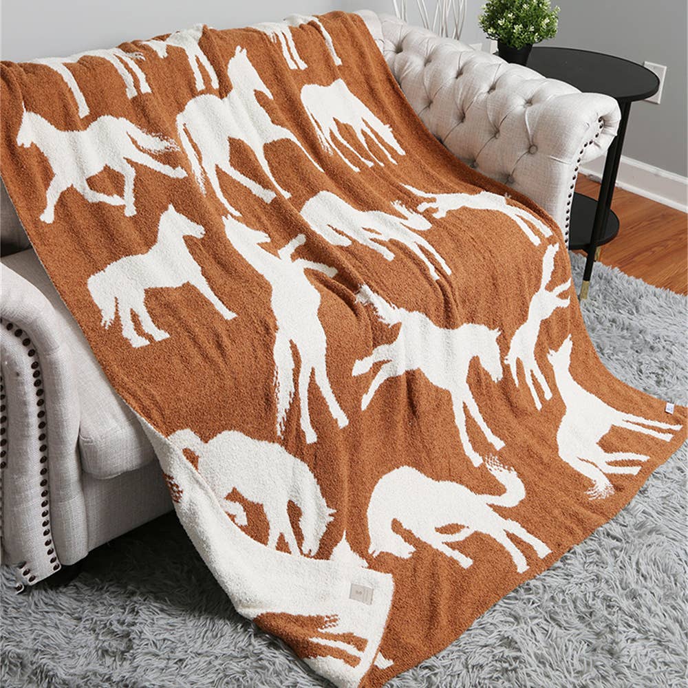 Cheetah Reversible Throw Blanket