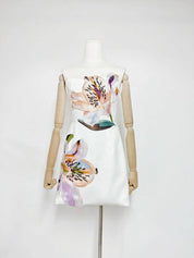 3D Floral Mini Dress