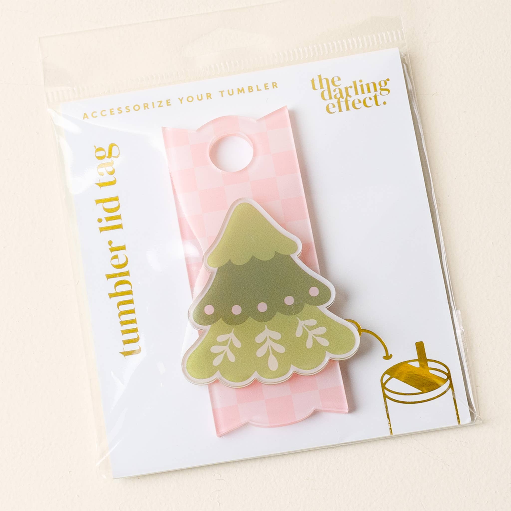 Countryside Christmas Tumbler Lid Tag