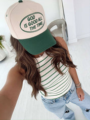 Green God is Good Trucker Hat