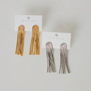 Gold Tassel Earrings