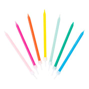 Rainbow Birthday Candles - 16 Pack — view 7