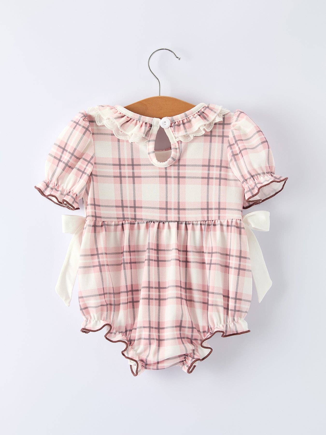 Western Horse Embroidered Smocked Romper