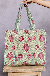 Mint Bohemian Detail Tote Bag