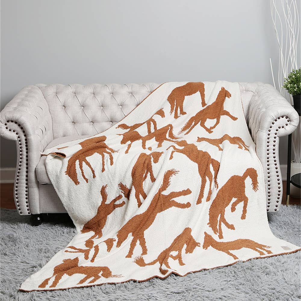 Cheetah Reversible Throw Blanket