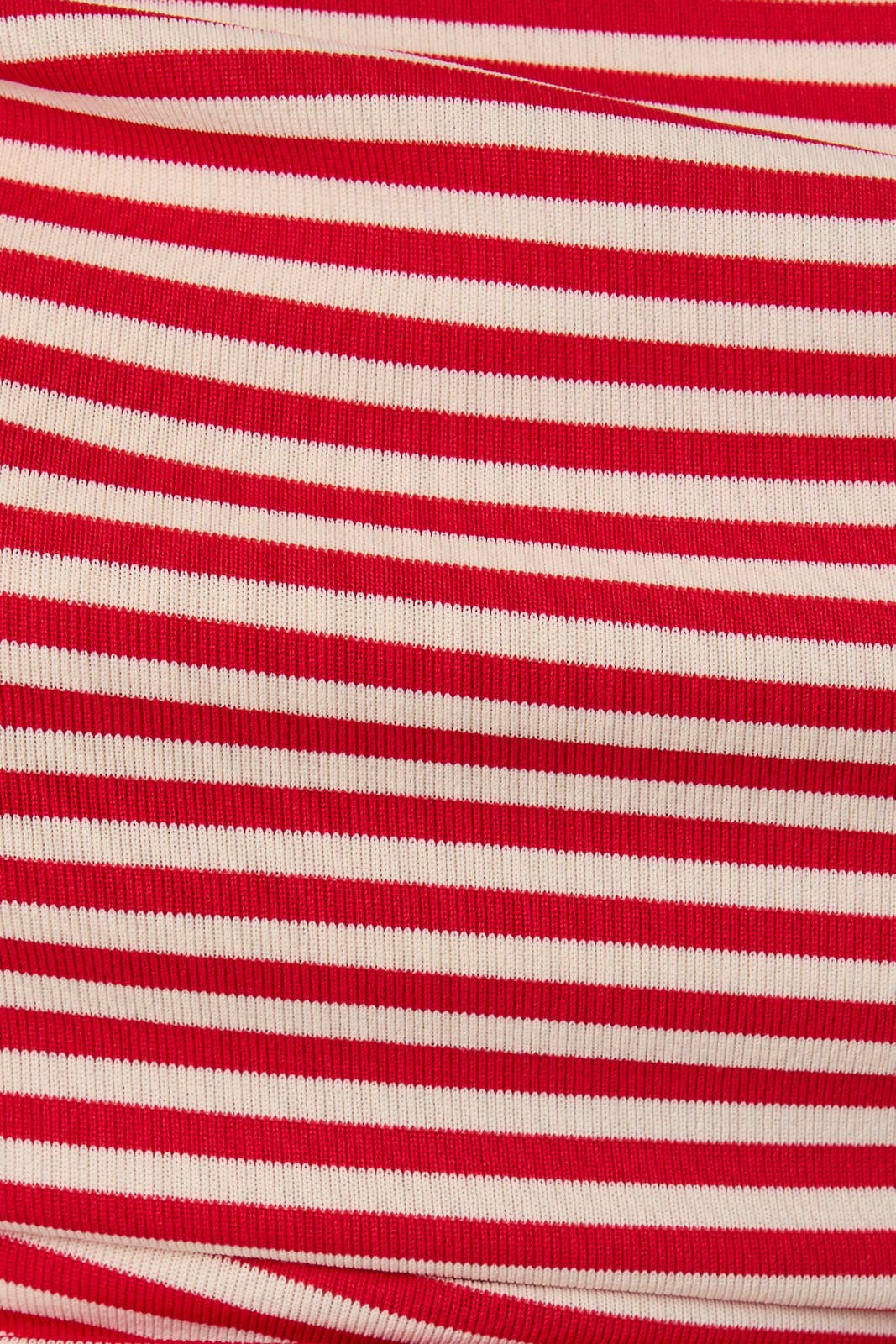 Red Stripe Off Shoulder Top