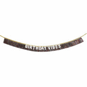 Birthday Vibes Tinsel & Glitter Sash from Ninety Nine Boutique
