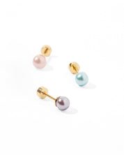 Screwback Stud Earrings Payton Pearl Pink