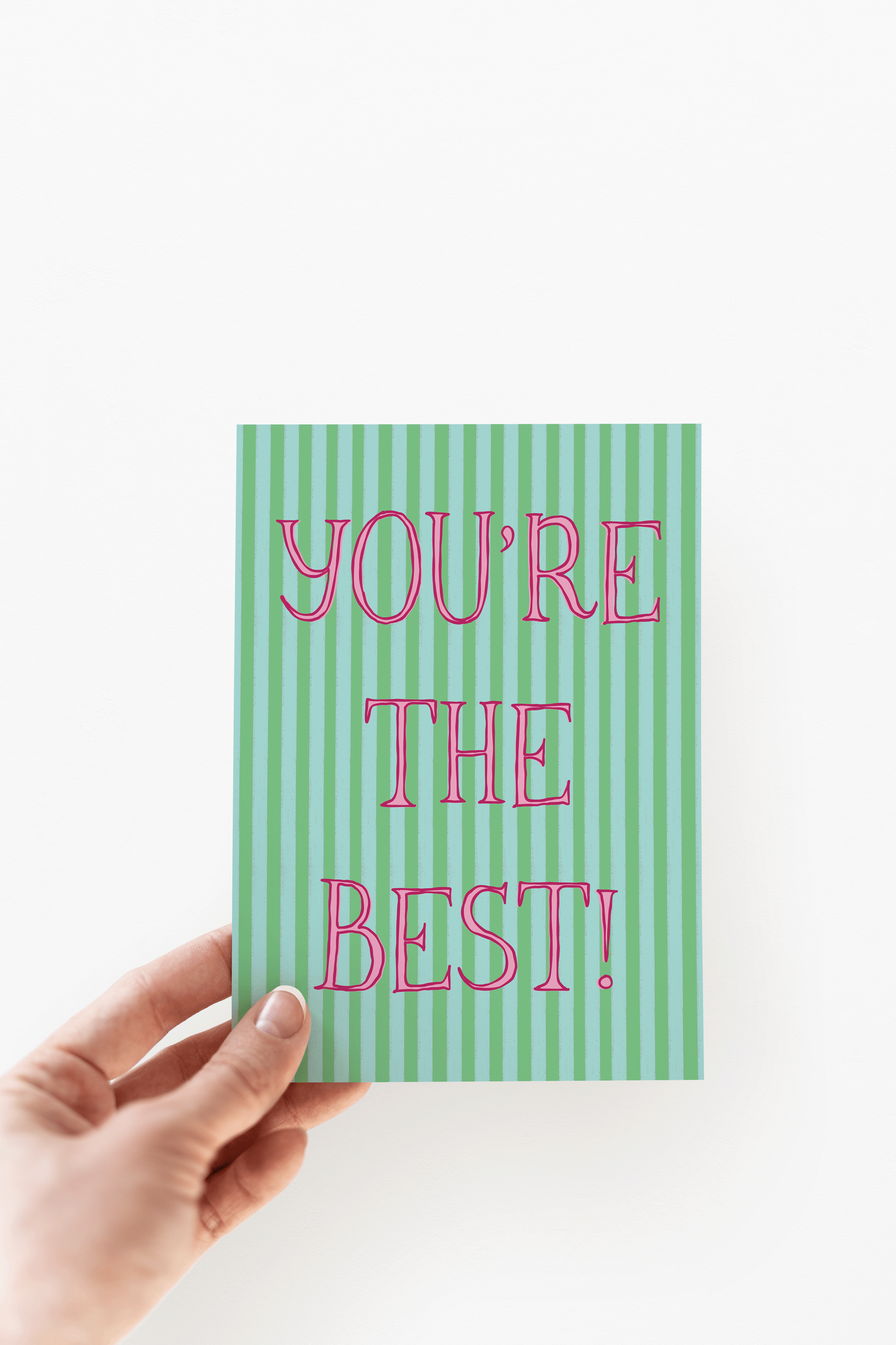 You're The Best! Appreciation Thank You Greeting Card