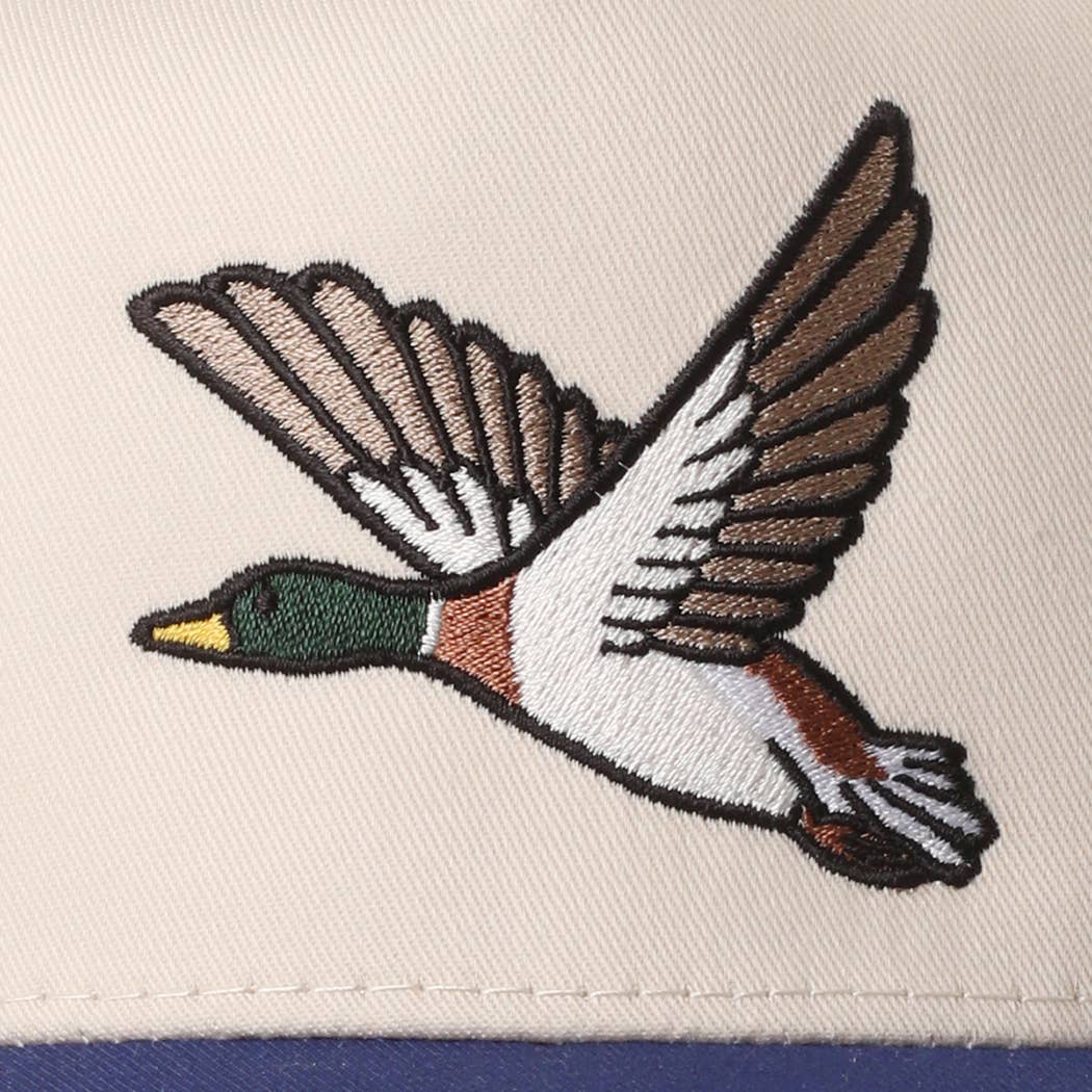 Flying Mallard Trucker Hat/ Black