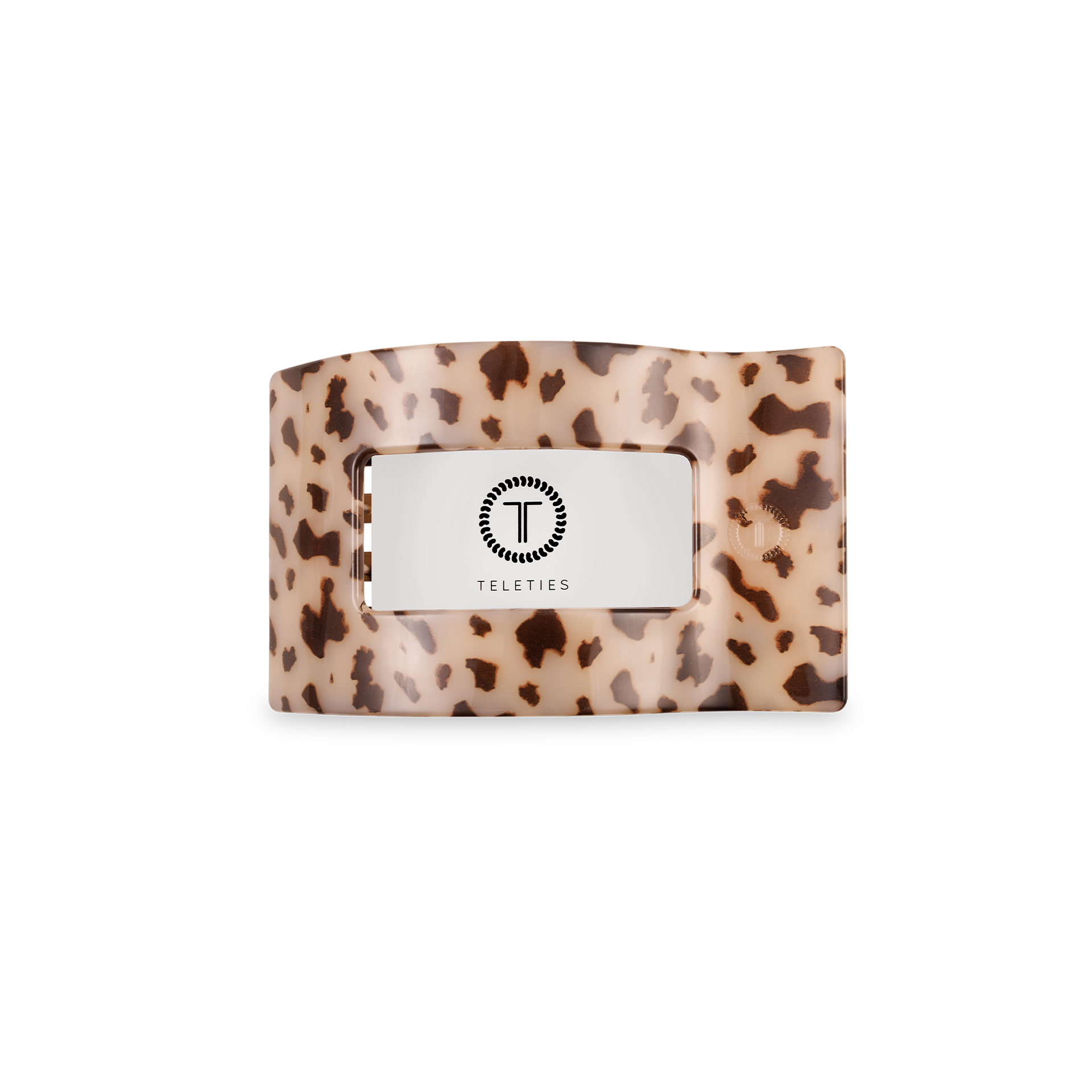 Blonde Tortoise Small Flat Rectangle Hair Clip