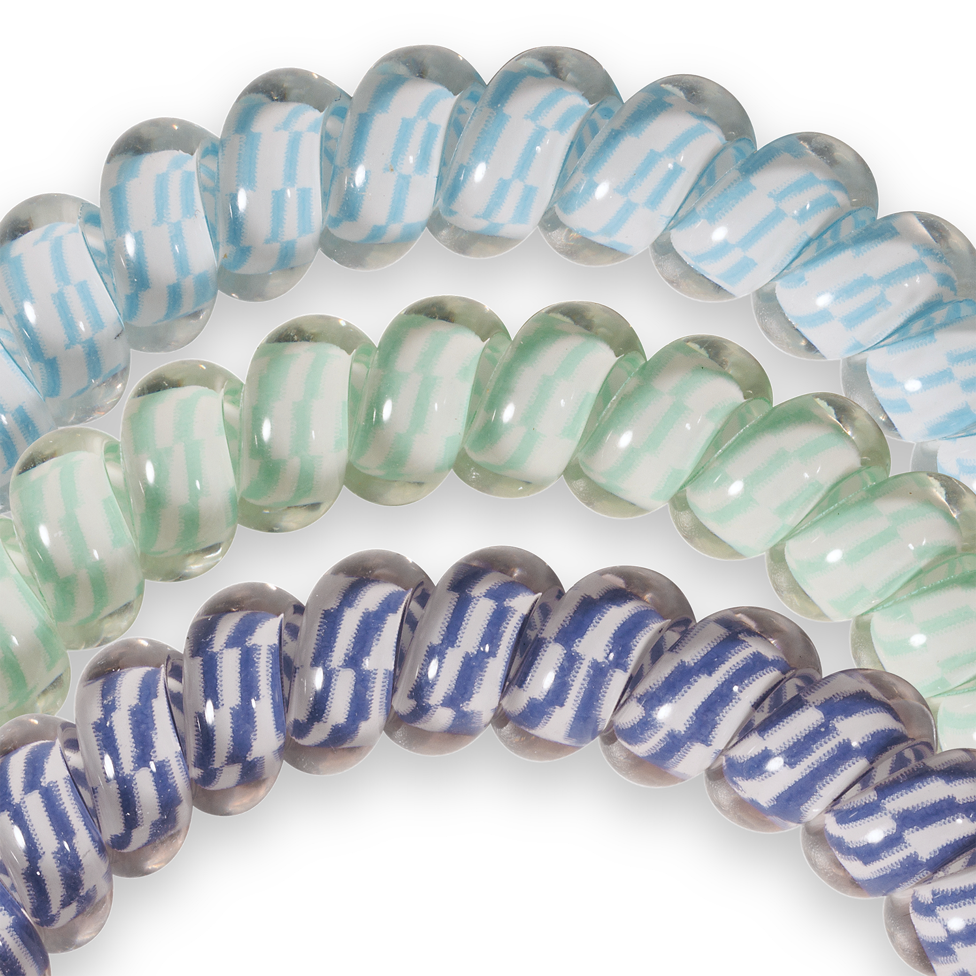 Spiral Hair Coil | Small | Totally Turquoise