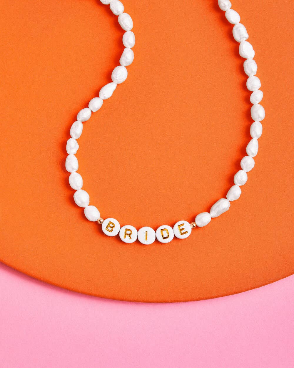 Bridal Pearl Beaded Necklace
