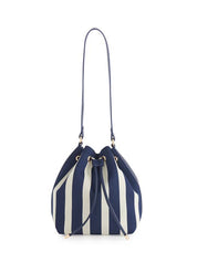ISLA BUCKET BAG: NAVY