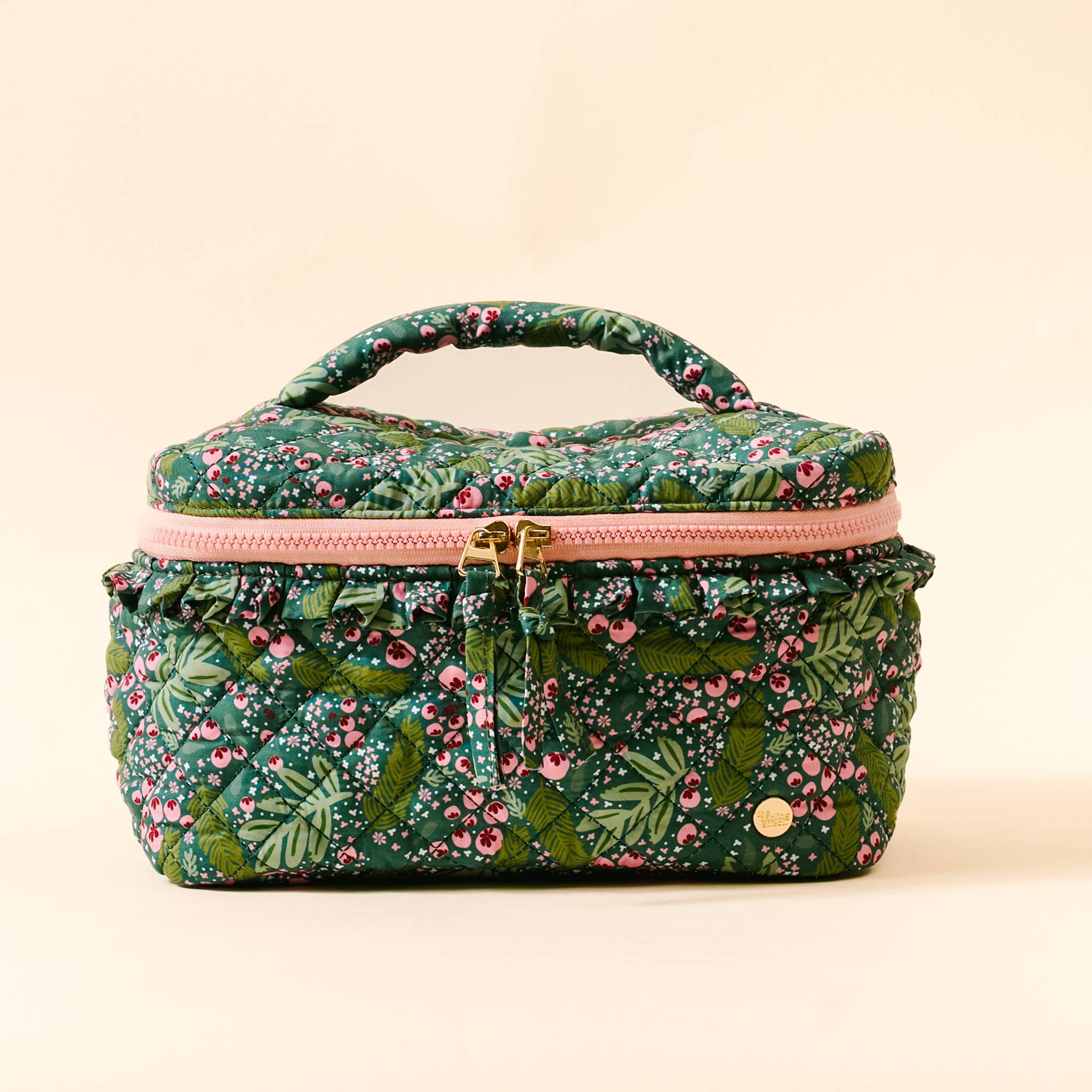 Jolly Sprig Quilted Cosmetic Bag