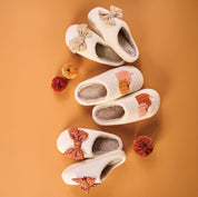 Fuzzy Slippers Gingham