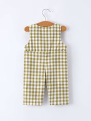 Green Fish Baby Boy Romper