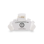 Coconut White Tiny Classic Hair Clip