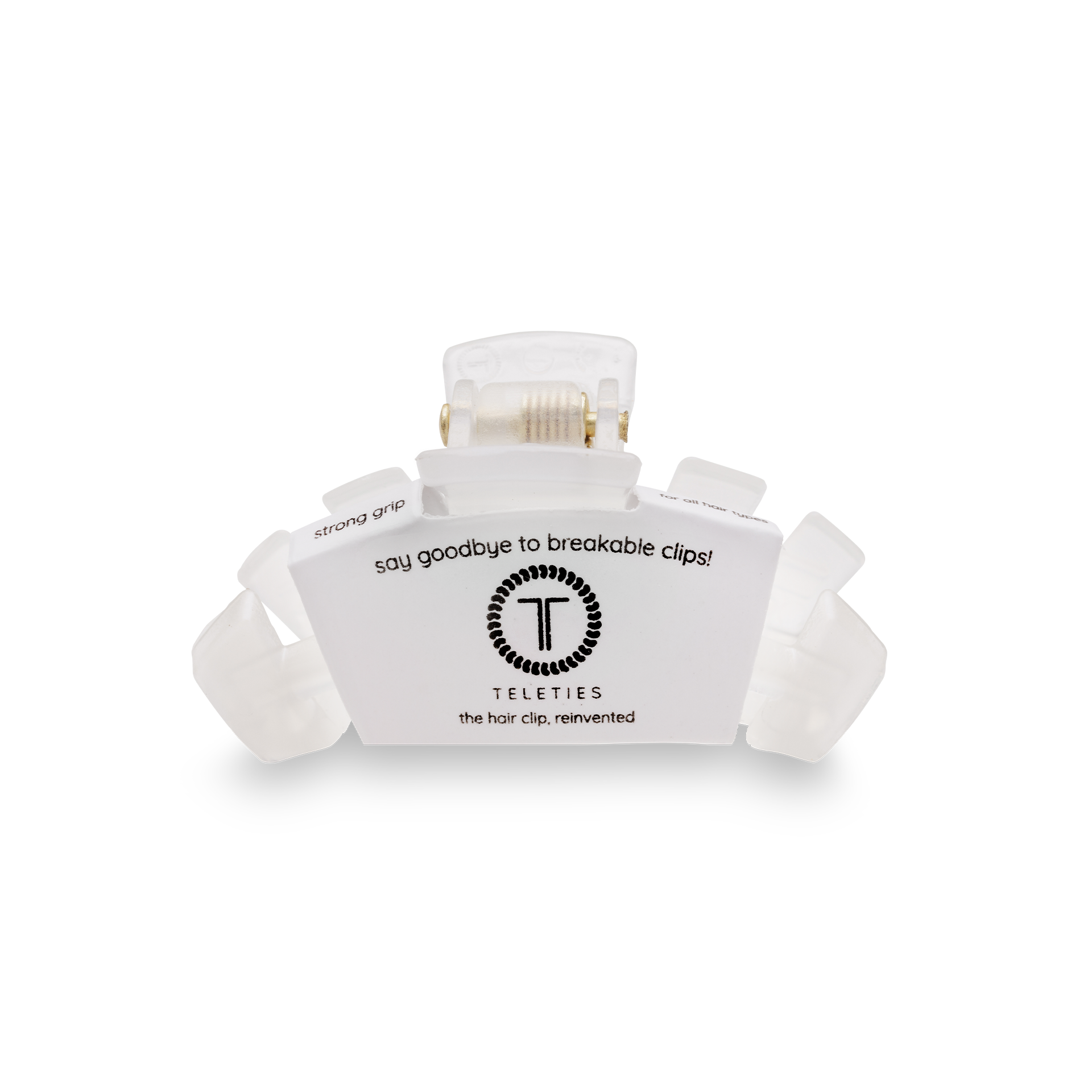 Coconut White Tiny Classic Hair Clip