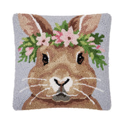 Bunny w/Crown Hook Pillow