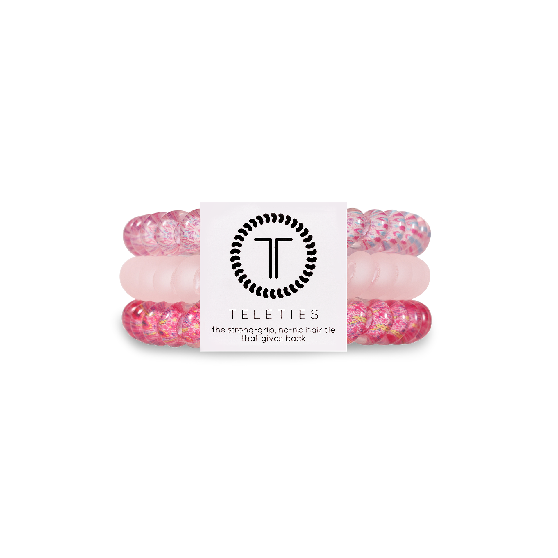 Spiral Hair Coils | Small | Made Me Blush — strong grip, no rip spiral hair tie and doubles as a bracelet