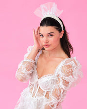 Bridal Pearl Headband Accessory