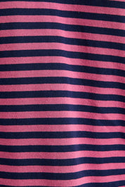 Pink & Navy Long Sleeve Stripe Top & Pants Set