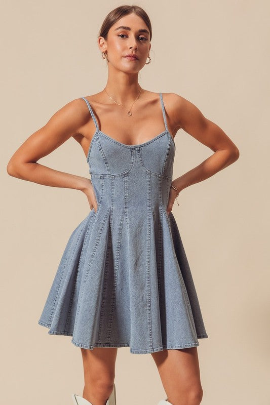 A-Line Denim Dress