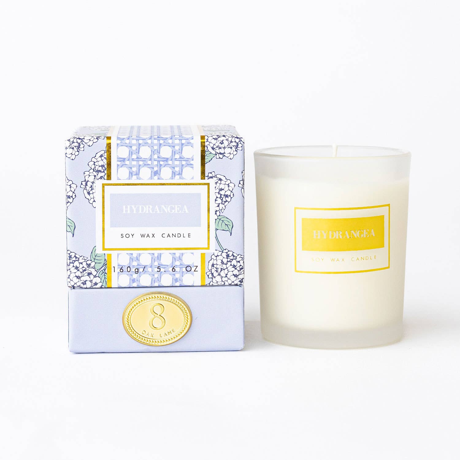 Hydrangea 5.6oz Soy Wax Candle