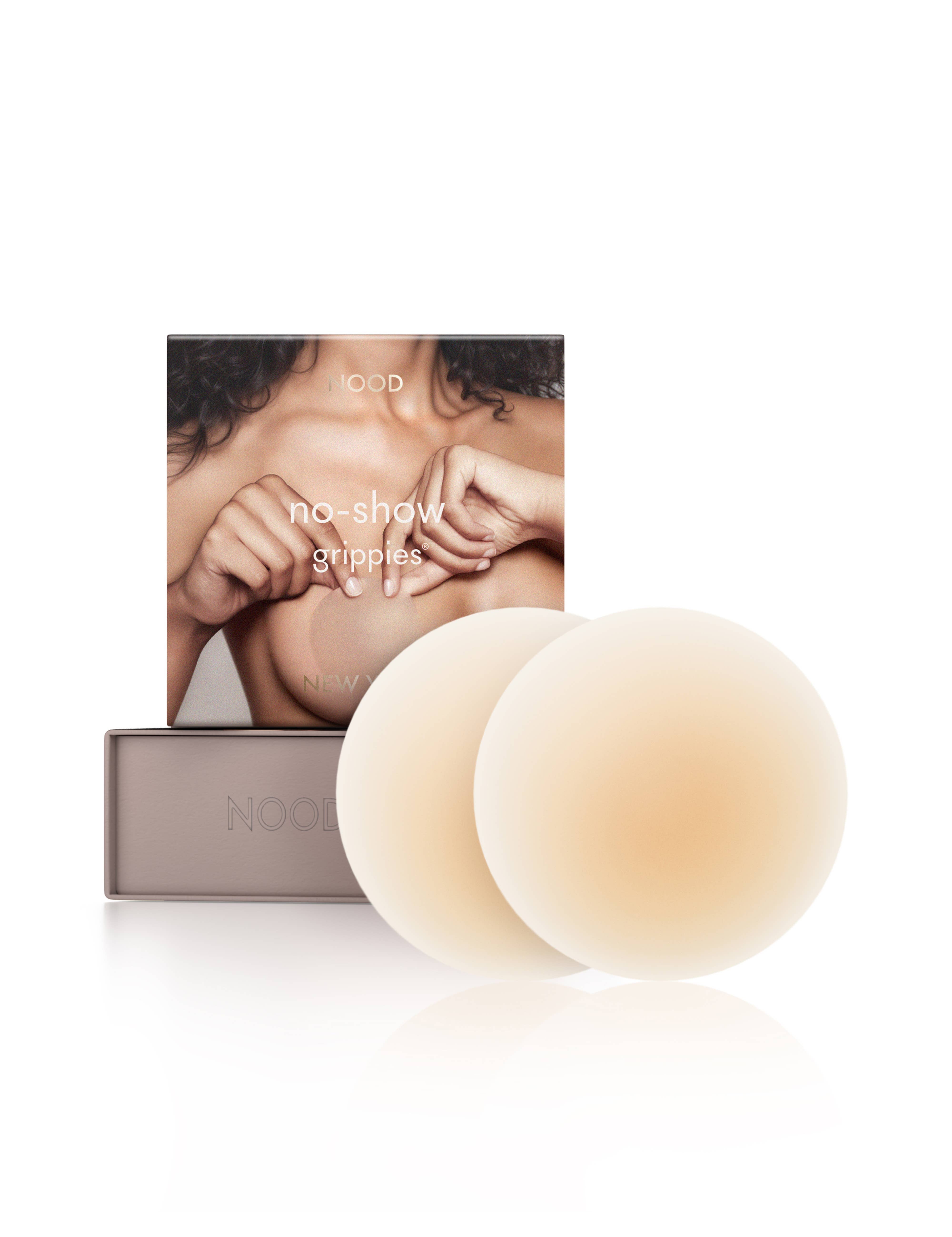 Beige No-Show Grippies Nipple Covers