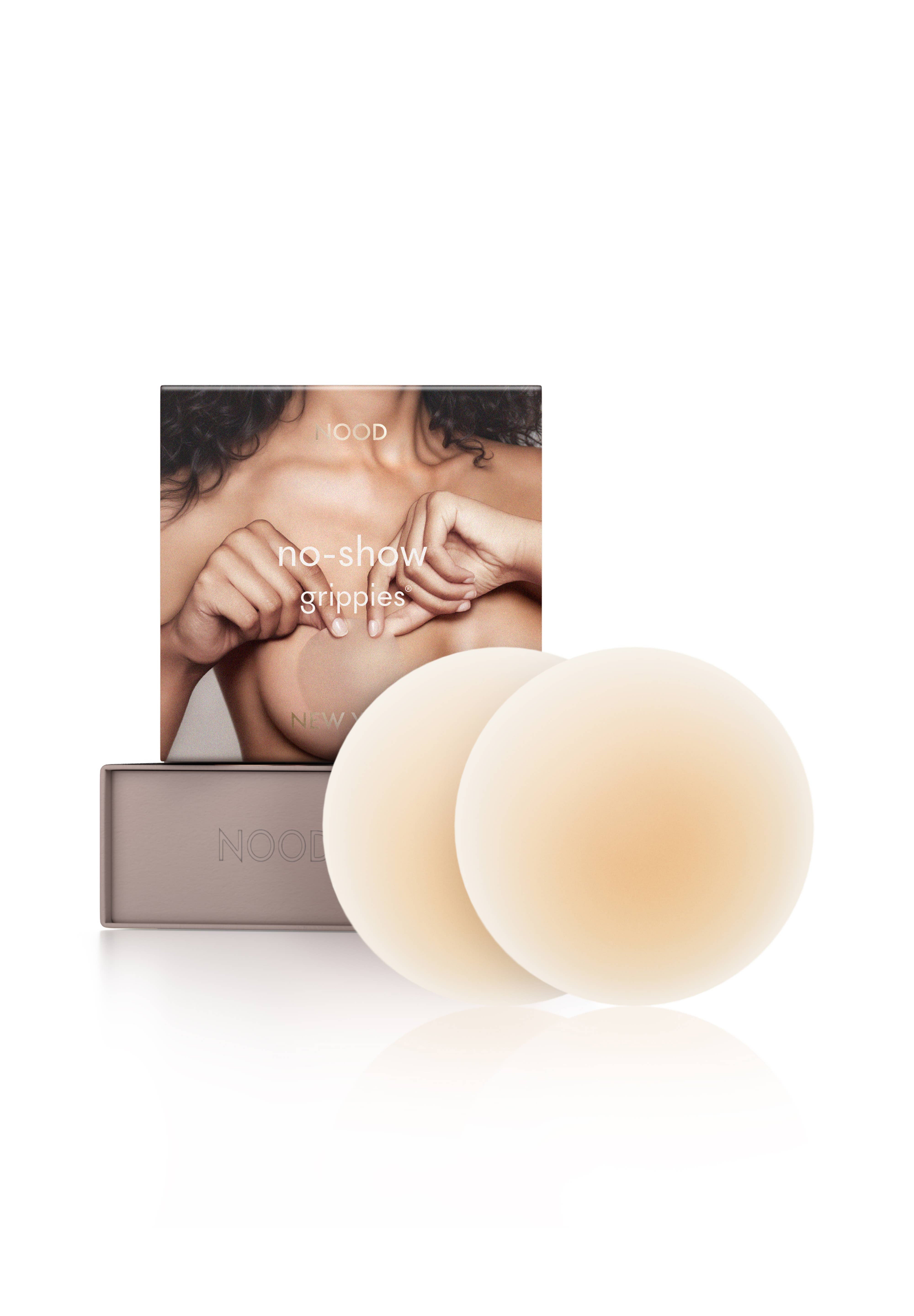 Beige No-Show Grippies Nipple Covers
