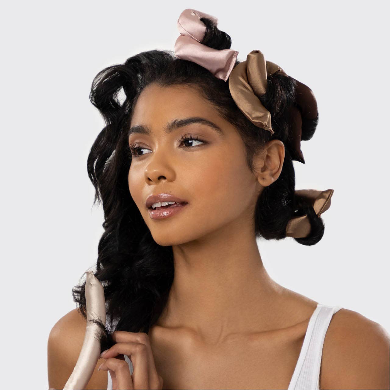 Satin Wrapped Flexi Rods - 6pc Set - Rosewood