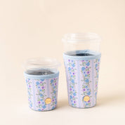 Blue Floral Drink Sleeve