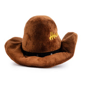 Brown Cowboy Hat Dog Toy