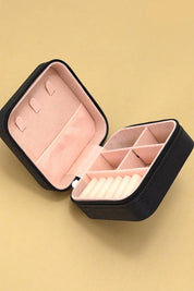 Black Jewelry Organizer Travel Case