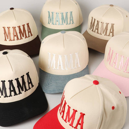 MAMA Embroidery Baseball Cap