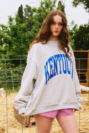 Gray Kentucky Reversible Mockneck