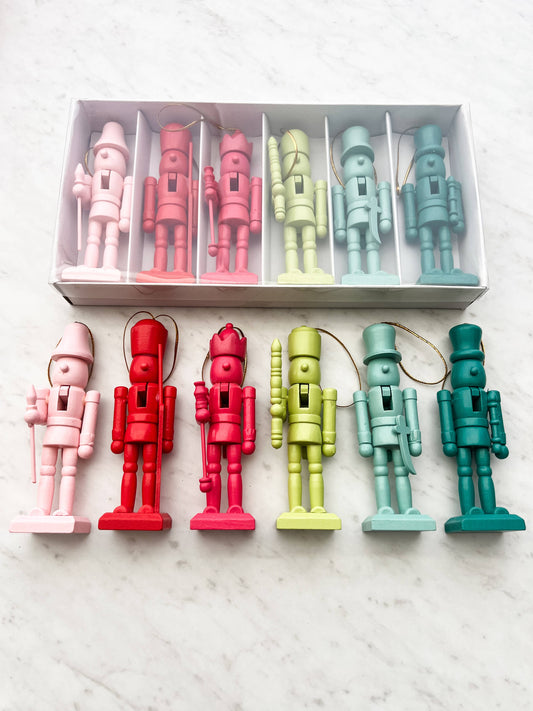 Colorful Nutcrackers - Set of 6