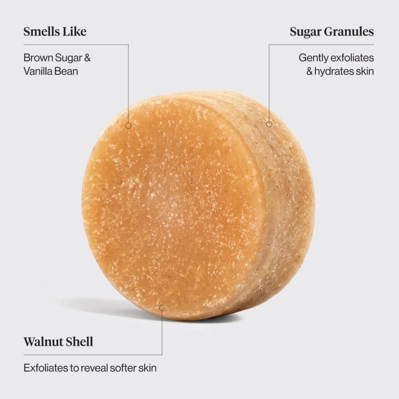 Orange Exfoliating Sugar Body Scrub Bar