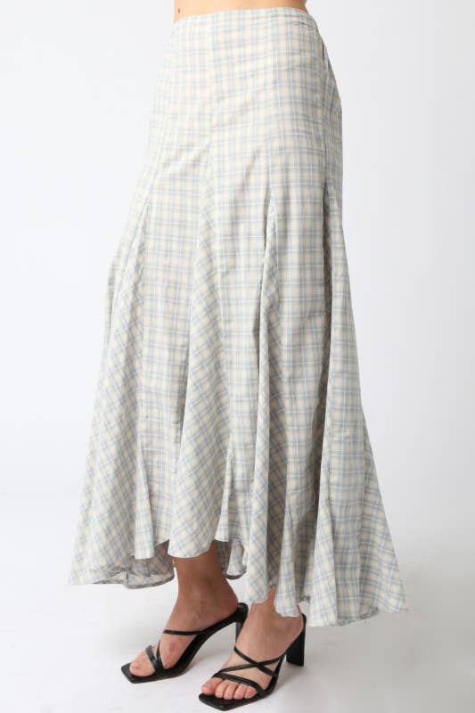 Lisa Checkered Skirt