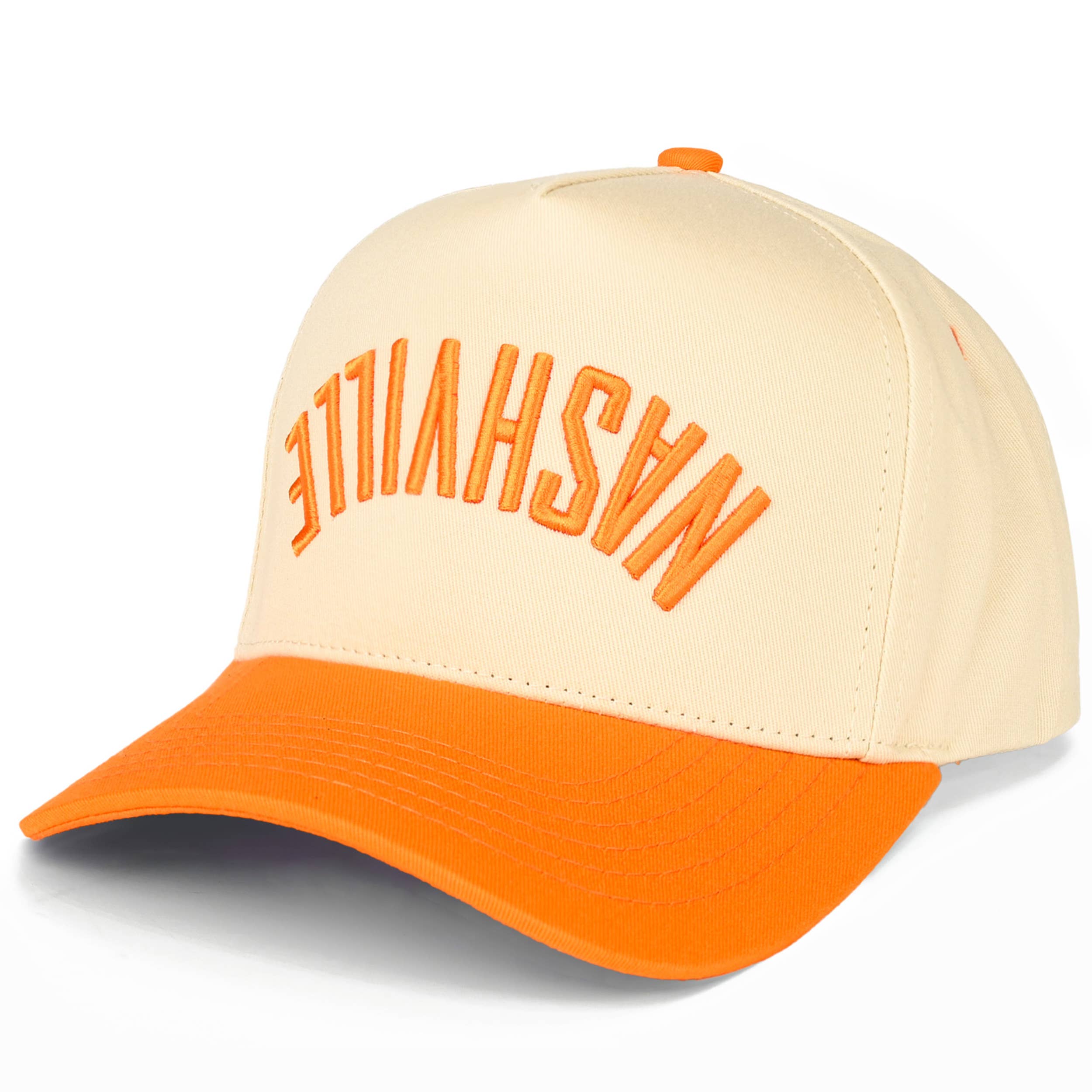 Orange Nashville Trucker Hat