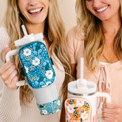 Green & Blue No-Slip Tumbler Boot