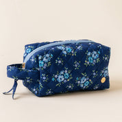 Essentials Quilted Cosmetic Pouch-Endless Daydream Navy