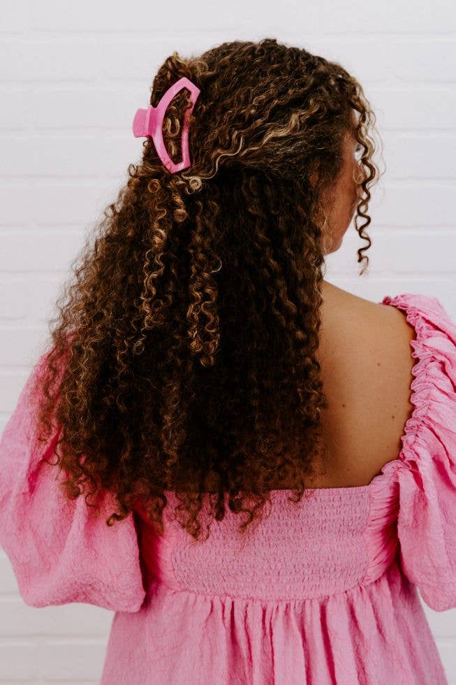 Open Hair Clip | Med. | Peonies Please