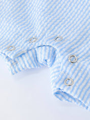 "Jesus Loves Me "Baby Boy Romper